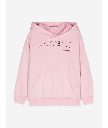 Balenciaga Kids Classic Hoodie in Pink Vous souhaitez 