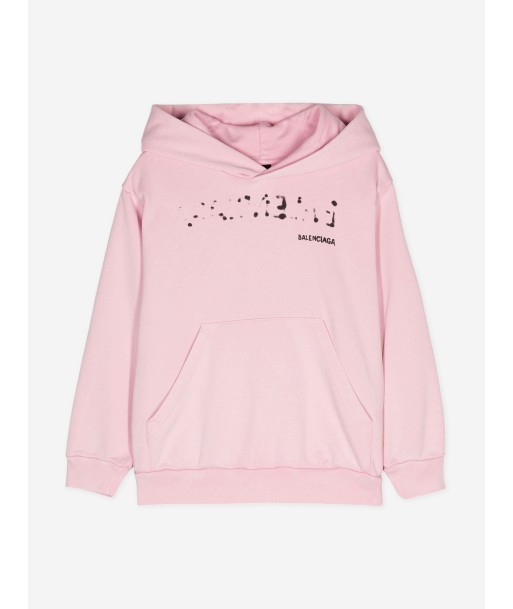 Balenciaga Kids Classic Hoodie in Pink Vous souhaitez 