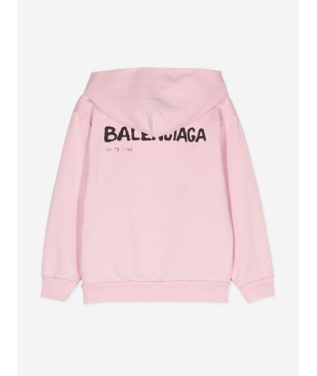 Balenciaga Kids Classic Hoodie in Pink Vous souhaitez 