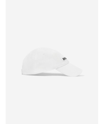 Balenciaga Kids Logo Cap in White sélection de produits