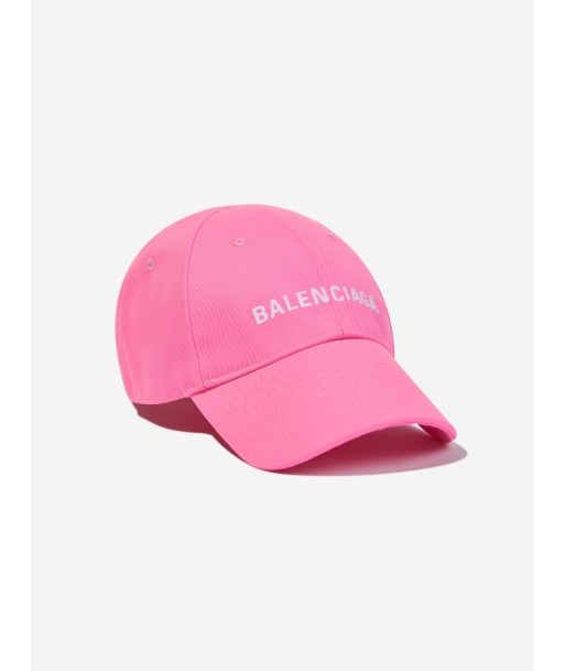 Balenciaga Kids Logo Cap in Pink Comparez et commandez 