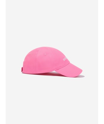 Balenciaga Kids Logo Cap in Pink Comparez et commandez 