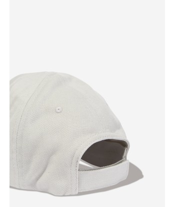 Balenciaga Kids Logo Cap in Ivory paiement sécurisé