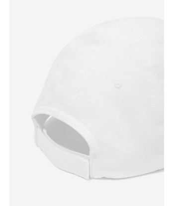 Balenciaga Kids Logo Cap in White sélection de produits