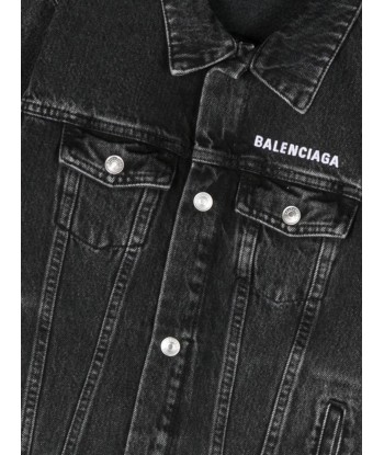 Balenciaga Kids Denim Jacket in Black sélection de produits