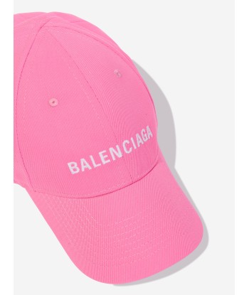 Balenciaga Kids Logo Cap in Pink Comparez et commandez 