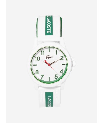 Lacoste Boys Logo Strap Rider Watch in White (36mm) ouvre sa boutique