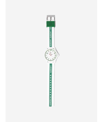 Lacoste Boys Logo Strap Rider Watch in White (36mm) ouvre sa boutique