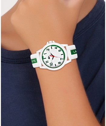 Lacoste Boys Logo Strap Rider Watch in White (36mm) ouvre sa boutique