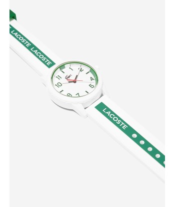 Lacoste Boys Logo Strap Rider Watch in White (36mm) ouvre sa boutique