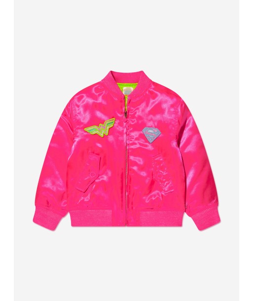 Billieblush Girls DC Comics Bomber Jacket in Pink commande en ligne