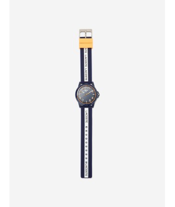 Lacoste Boys Logo Strap Rider Watch in Navy (36mm) Economisez 