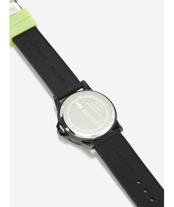 Lacoste Boys Logo Strap Rider Watch in Black (36mm) Comparez et commandez 