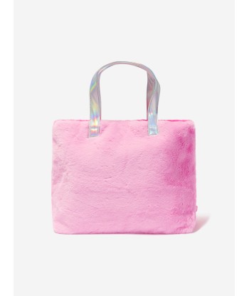 Billieblush Girls DC Comics Faux Shearling Bag in Pink de France