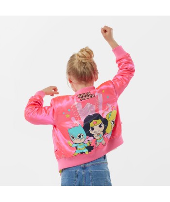 Billieblush Girls DC Comics Bomber Jacket in Pink commande en ligne