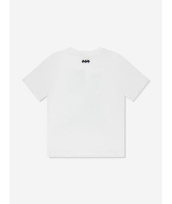 BOSS Boys Batman Logo T-Shirt in White commande en ligne