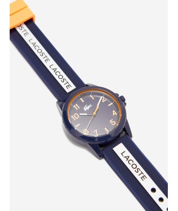 Lacoste Boys Logo Strap Rider Watch in Navy (36mm) Economisez 