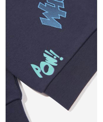 BOSS Boys Logo Sweatshirt in Navy Le MVP de beaucoup