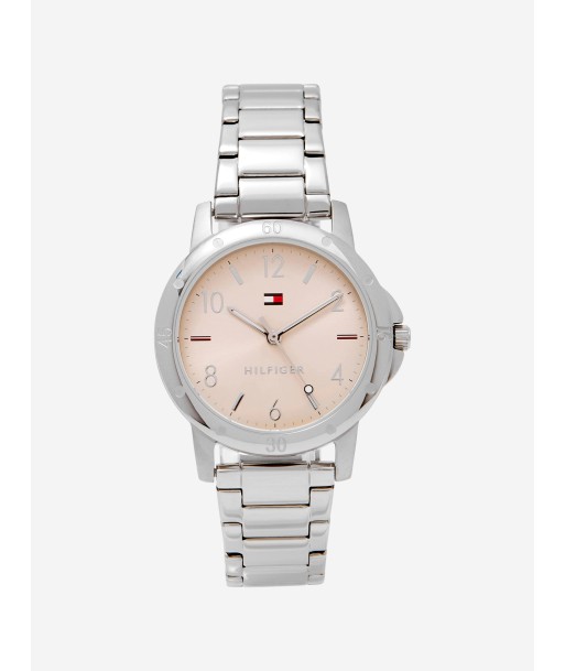 Tommy Hilfiger Girls Metal Strap Watch in Silver (32mm) Les magasins à Paris