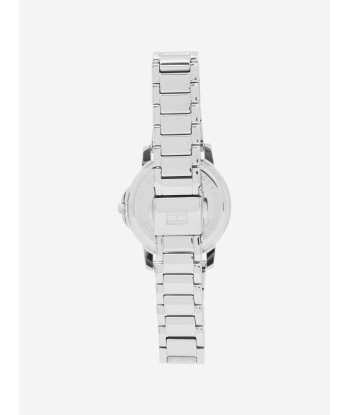 Tommy Hilfiger Girls Metal Strap Watch in Silver (32mm) Les magasins à Paris