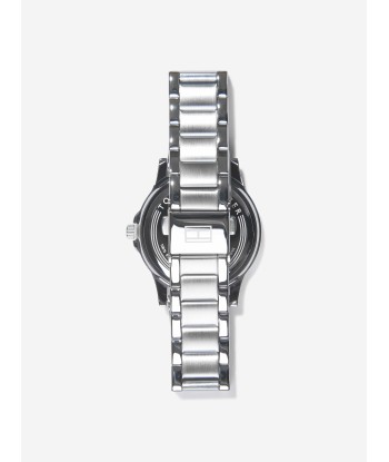 Tommy Hilfiger Boys Metal Strap Watch in Silver (34mm) solde