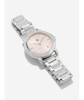 Tommy Hilfiger Girls Metal Strap Watch in Silver (32mm) Les magasins à Paris