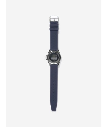 Tommy Hilfiger Boys Logo Strap Watch in Navy-34mm (One Size) Venez découvrir notre 