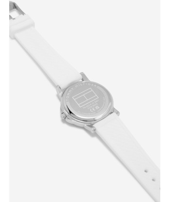 Tommy Hilfiger Girls Logo Strap Watch in White 32mm (One Size) s'inspire de l'anatomie humaine