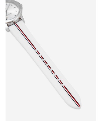 Tommy Hilfiger Girls Logo Strap Watch in White 32mm (One Size) s'inspire de l'anatomie humaine