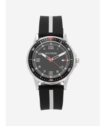 Tommy Hilfiger Boys Logo Strap Watch in Black in 34mm (One Size) Amélioration de cerveau avec