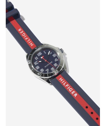 Tommy Hilfiger Boys Logo Strap Watch in Navy-34mm (One Size) Venez découvrir notre 