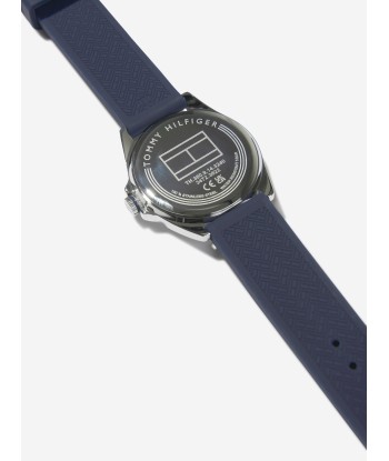 Tommy Hilfiger Boys Logo Strap Watch in Navy-34mm (One Size) Venez découvrir notre 