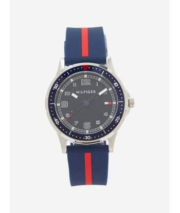 Tommy Hilfiger Boys Logo Strap Watch in Navy (34mm) ouvre sa boutique