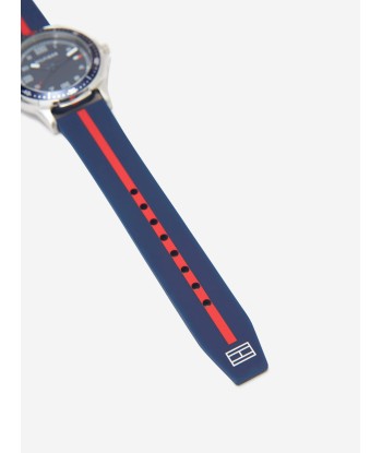 Tommy Hilfiger Boys Logo Strap Watch in Navy (34mm) ouvre sa boutique