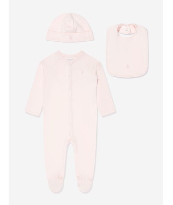 Ralph Lauren Baby Girls Gift Set in Pink Fin de série