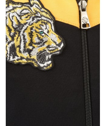 Roberto Cavalli Boys & Yellow Tiger Zip Up Top prix