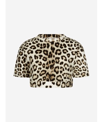 Roberto Cavalli Girls Sweat Top brillant des détails fins