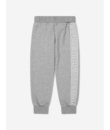 Versace Boys Logo Joggers in Grey de votre