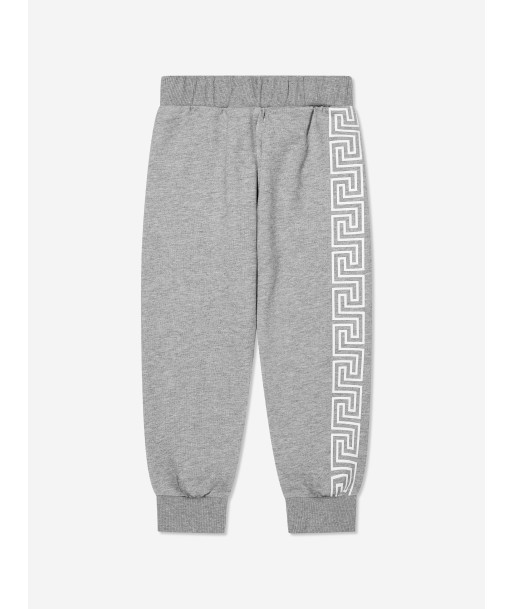 Versace Boys Logo Joggers in Grey de votre