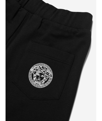 Versace Boys Logo Joggers in Black en ligne des produits 