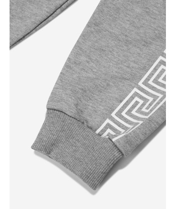 Versace Boys Logo Joggers in Grey de votre