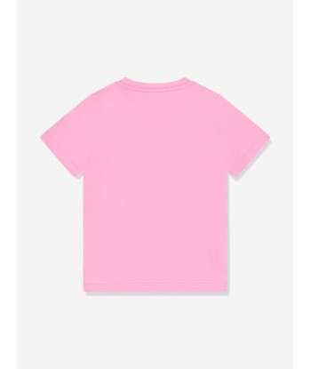 Versace Girls Medusa Logo T-Shirt in Pink soldes