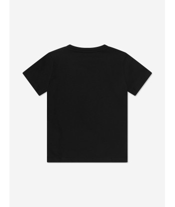 Versace Kids Medusa Logo T-Shirt in Black Vous souhaitez 