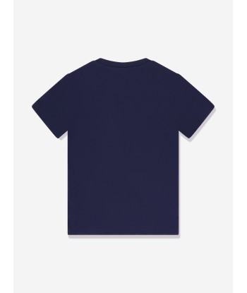 Versace Kids Medusa Logo T-Shirt in Navy hantent personnes