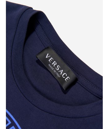 Versace Kids Medusa Logo T-Shirt in Navy hantent personnes