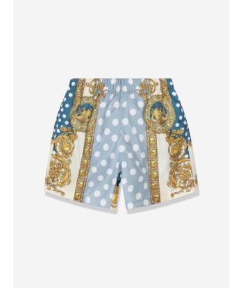 Versace Boys Swim Shorts in Blue vous aussi creer 