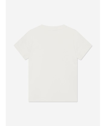 Versace Kids Logo T-Shirt in White outlet