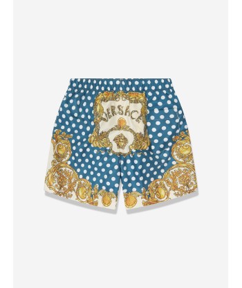 Versace Boys Swim Shorts in Blue vous aussi creer 