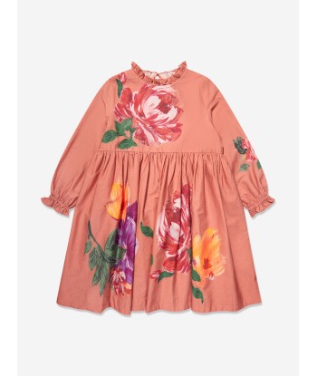 Molo Girls Falling Flowers Dress in Pink vous aussi creer 