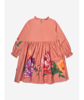 Molo Girls Falling Flowers Dress in Pink vous aussi creer 